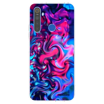 Picasee silikónový prehľadný obal pre Realme 5 - Redlight