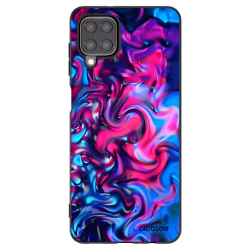 Picasee silikónový čierny obal pre Samsung Galaxy A12 A125F - Redlight