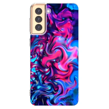Picasee silikónový prehľadný obal pre Samsung Galaxy S21+ 5G G996F - Redlight