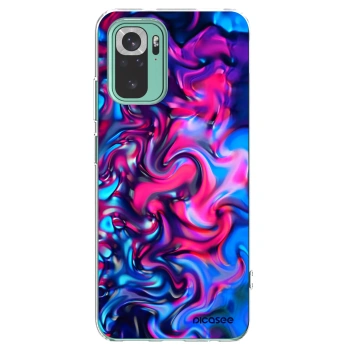 Picasee silikónový prehľadný obal pre Xiaomi Redmi Note 10 Pro - Redlight