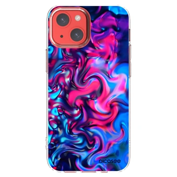 Picasee silikónový prehľadný obal pre Apple iPhone 13 mini - Redlight