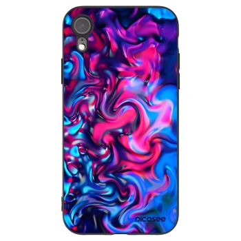 Picasee silikónový čierny obal pre Apple iPhone XR - Redlight