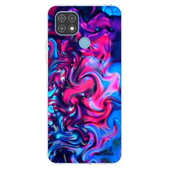Picasee silikónový prehľadný obal pre Realme C21 - Redlight