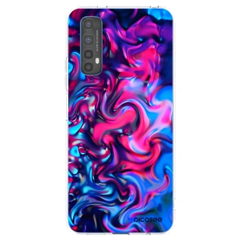 Picasee silikónový prehľadný obal pre Realme 7 - Redlight