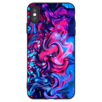 Picasee silikónový čierny obal pre Apple iPhone XS Max - Redlight