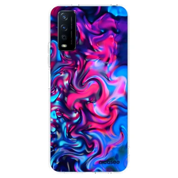 Picasee silikónový prehľadný obal pre Vivo Y11s - Redlight