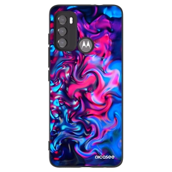 Picasee silikónový čierny obal pre Motorola Moto G60 - Redlight