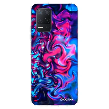 Picasee silikónový prehľadný obal pre Realme 8 5G - Redlight