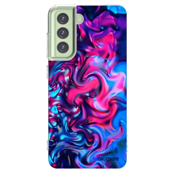 Picasee silikónový prehľadný obal pre Samsung Galaxy S21 FE 5G - Redlight