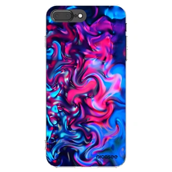 Picasee silikónový prehľadný obal pre Apple iPhone 7 Plus - Redlight