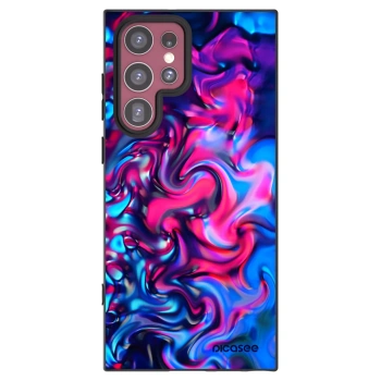 Picasee silikónový čierny obal pre Samsung Galaxy S22 Ultra 5G - Redlight