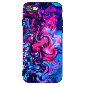 Picasee silikónový čierny obal pre Apple iPhone SE 2022 - Redlight