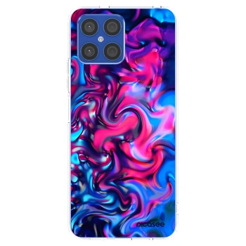 Picasee silikónový prehľadný obal pre Honor X8 4G - Redlight