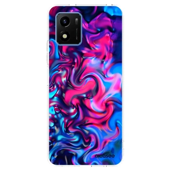 Picasee silikónový prehľadný obal pre Vivo Y01 - Redlight