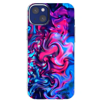 Picasee silikónový prehľadný obal pre Apple iPhone 14 Plus - Redlight