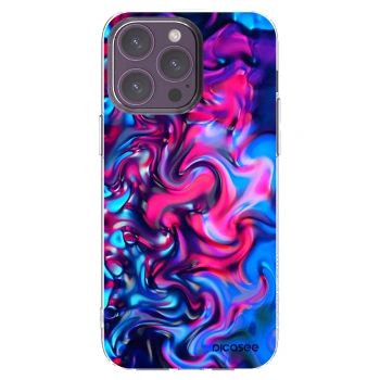 Picasee silikónový prehľadný obal pre Apple iPhone 14 Pro Max - Redlight