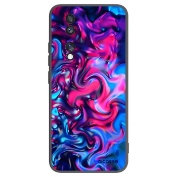Picasee silikónový čierny obal pre Honor 70 - Redlight