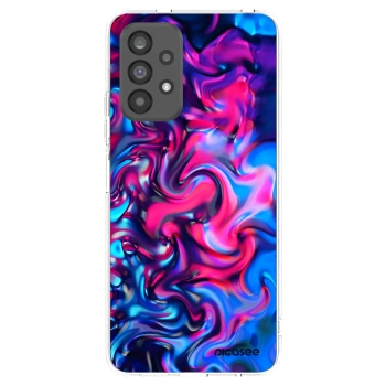 Picasee silikónový prehľadný obal pre Samsung Galaxy A73 5G - Redlight