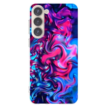 Picasee silikónový prehľadný obal pre Samsung Galaxy S23+ 5G - Redlight