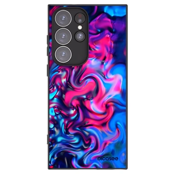 Picasee silikónový čierny obal pre Samsung Galaxy S23 Ultra 5G - Redlight