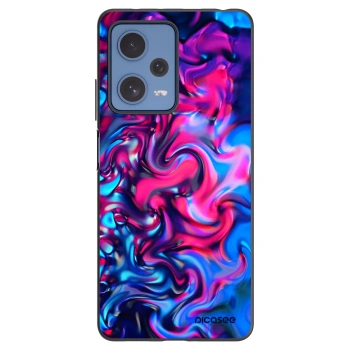 Picasee silikónový čierny obal pre Xiaomi Redmi Note 12 Pro 5G - Redlight