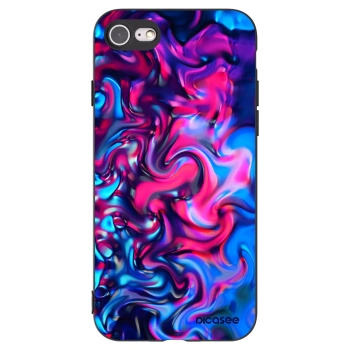 Picasee silikónový čierny obal pre Apple iPhone 7 - Redlight