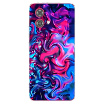 Picasee silikónový prehľadný obal pre Motorola Moto G84 5G - Redlight