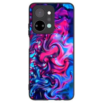 Picasee silikónový čierny obal pre Honor X7a - Redlight