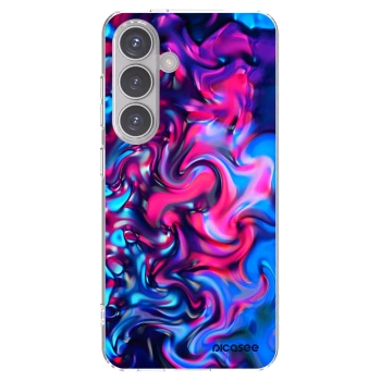 Picasee silikónový prehľadný obal pre Samsung Galaxy S24 S921B 5G - Redlight