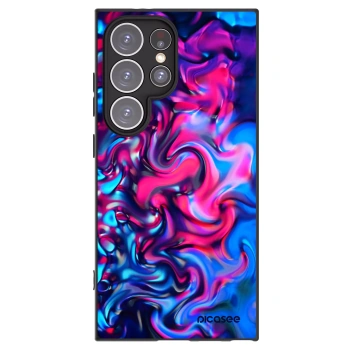 Picasee silikónový čierny obal pre Samsung Galaxy S24 Ultra S928B 5G - Redlight