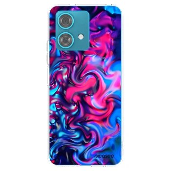 Picasee silikónový prehľadný obal pre Motorola Edge 40 Neo - Redlight