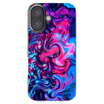 Picasee silikónový prehľadný obal pre Apple iPhone 16 - Redlight
