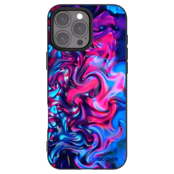 Picasee silikónový čierny obal pre Apple iPhone 16 Pro Max - Redlight