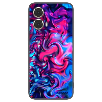 Picasee silikónový čierny obal pre Motorola Moto G85 - Redlight