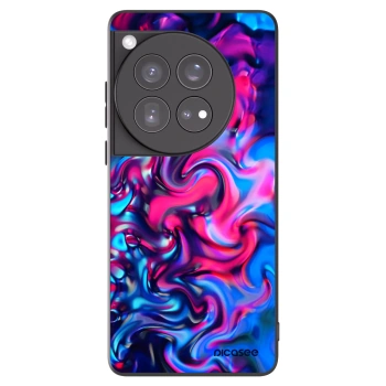 Picasee silikónový čierny obal pre OnePlus 12 5G - Redlight