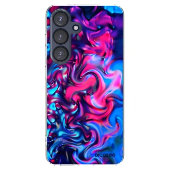 Picasee silikónový prehľadný obal pre Samsung Galaxy S25 5G - Redlight