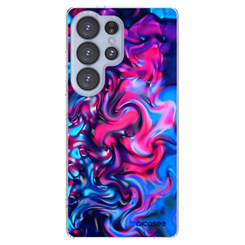 Picasee silikónový prehľadný obal pre Samsung Galaxy S25 Ultra 5G - Redlight