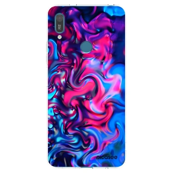 Picasee silikónový prehľadný obal pre Huawei Y7 2019 - Redlight