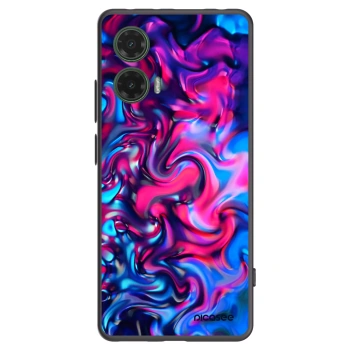 Picasee silikónový čierny obal pre Motorola Moto G35 5G - Redlight