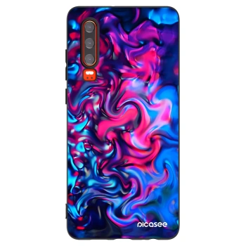 Picasee silikónový čierny obal pre Huawei P30 - Redlight