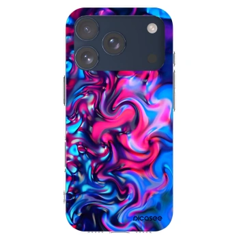 Picasee silikónový prehľadný obal pre Apple iPhone 17 Pro - Redlight