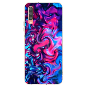 Picasee silikónový prehľadný obal pre Samsung Galaxy A70 A705F - Redlight