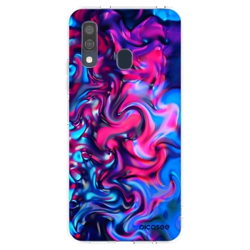 Picasee silikónový prehľadný obal pre Samsung Galaxy A40 A405F - Redlight