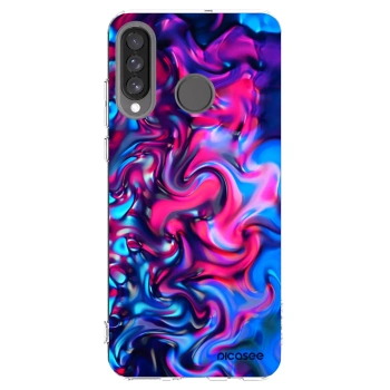 Picasee silikónový prehľadný obal pre Huawei P30 Lite - Redlight