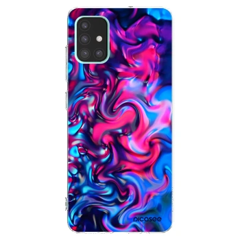 Picasee silikónový prehľadný obal pre Samsung Galaxy A51 A515F - Redlight