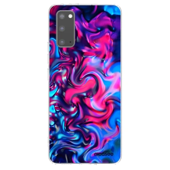 Picasee silikónový prehľadný obal pre Samsung Galaxy S20 G980F - Redlight