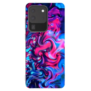 Picasee silikónový prehľadný obal pre Samsung Galaxy S20 Ultra 5G G988F - Redlight