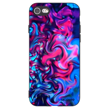 Picasee silikónový čierny obal pre Apple iPhone SE 2020 - Redlight