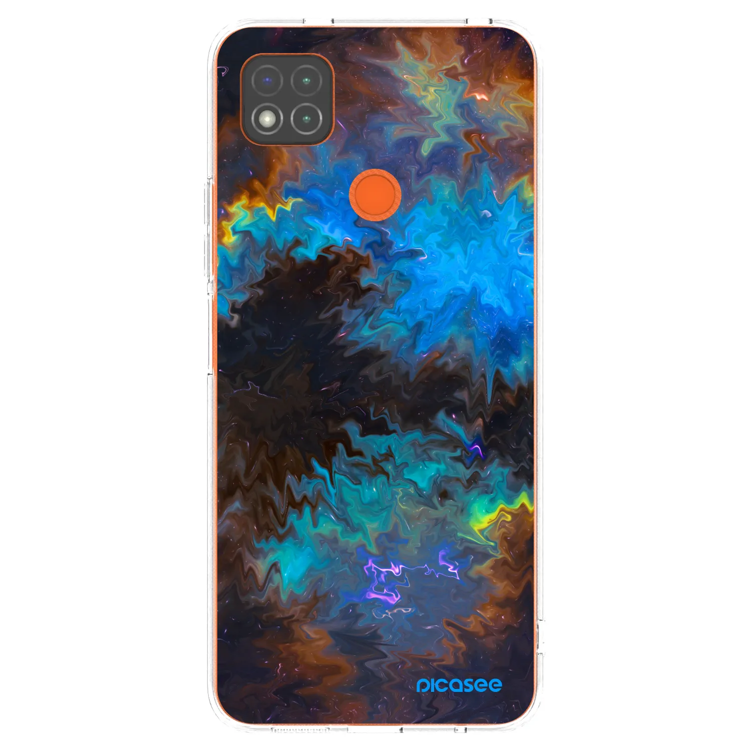 Picasee silikónový prehľadný obal pre Xiaomi Redmi 9C - Space