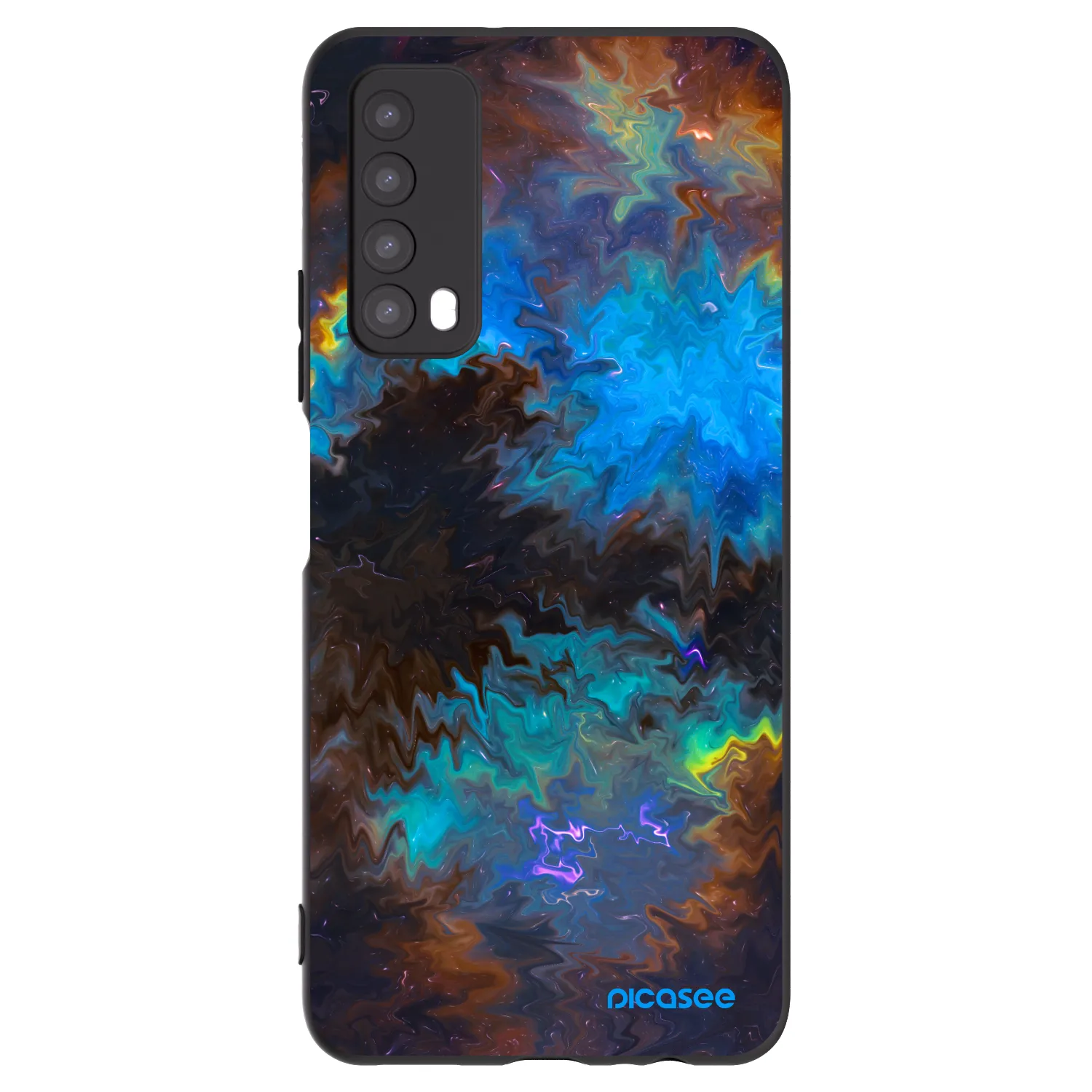 Picasee silikónový čierny obal pre Huawei P Smart 2021 - Space